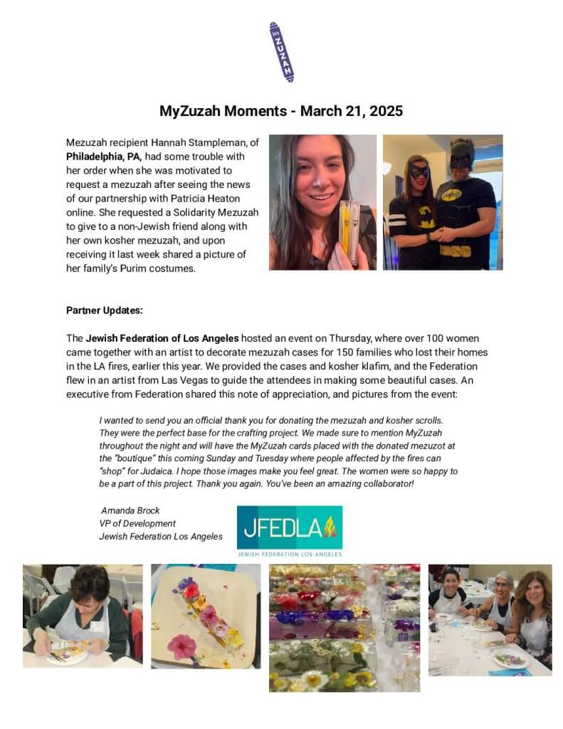 thumbnail of MyZuzah Moments – March 21, 2025
